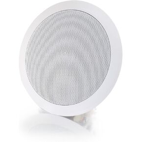 C2G Legrand Ceiling Mount Speaker, Round Ceiling Speaker, White Home Audio Speaker, 5 Inch Surround Sound Speaker, 1 Count, C2G 39907