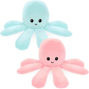 Giftable World 7 inch Itty Bitty Plush Octpus 2 Piece Set