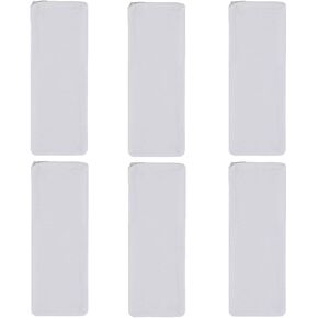 6Pack High Flow Media Filter Bag for Aquarium with Plastic Zipper Reusable Nylon Media Bags for Fish Tank Activated Carbon,Charcoal,Bio Balls,Ceramic Ring(High Flow,3.5''x8.2'')