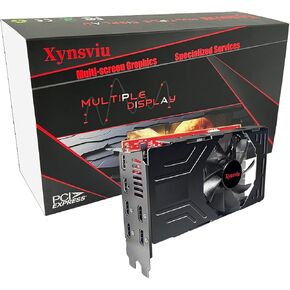 Radeon RX560 4G Graphics Card, with 6 HDMI Monitor Graphics Card,Computer PC GPU GDDR5 128 Bit DirectX 12 PCI Express X16 3.0, DisplayPort Low-Profile Video Cards (AMD RX560 4G 4HDMI)