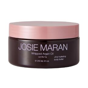 Josie Maran Whipped Body Butter - Hydrate, Soften & Revitalize Skin with Argan Oil, Shea Butter, Avocado Oil & Fatty Acids - Dry Skin Body Moisturizer - Lavender Citrus (2 fl oz / 59ml)
