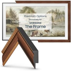 Deco TV Frames - Industrial Copper Slim Frame Compatible ONLY with Samsung The Frame TV (55", Fits 2021-2025 Frame TV)