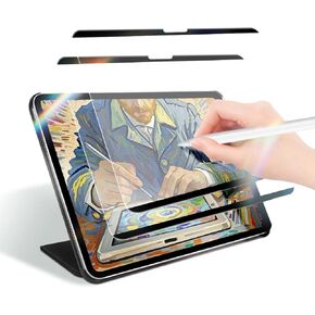 عبوتان من واقي الشاشة المغناطيسي بملمس الورق لجهاز iPad Mini 7 (2024) 8.3 بوصة وiPad Mini 6 (2021)، اكتب وارسم مثل الورق، طبقة غير لامعة قابلة للفصل وإعادة الاستخدام، عالية الحساسية