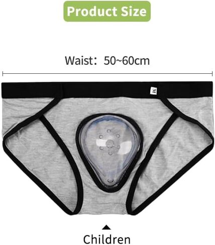 Circumcision Underwear for Boys - XS Size, Foreskin Cut Underwear with Ventilation Holes for Kids, Reduce Friction - Men’s Post-Surgery and Sports Injury Recovery Protection for Home Use in Saudi Arabia