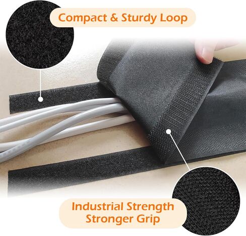 Floor Cord Cover for Carpet – Wire Protection Tape Cable Strip Cover for Keep Cables Organized and Trip Hazard Prevention-Protector Cable Management for Commercial Office Carpet (Gray, 10 ft) in Kuwait