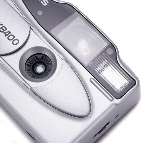 Olympus Trip XB40 AF 35mm Film Camera Point & Shoot Silver w/ Built-in Flash and Film Drive (Renewed) in Saudi Arabia