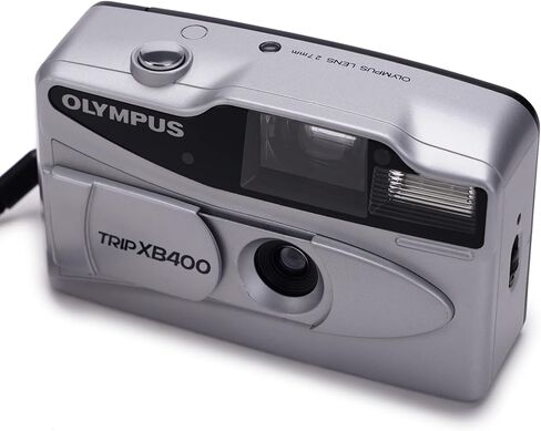 Olympus Trip XB40 AF 35mm Film Camera Point & Shoot Silver w/ Built-in Flash and Film Drive (Renewed) in Saudi Arabia