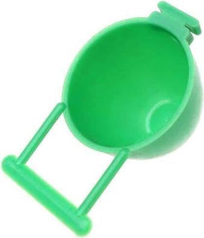 Green Parrot Feeder Bird Parrot Feeder Fruit Egg Container Holder Cage Hanging Pet Bird Supplies Creative and Exquisite Workmanship Feeding and Watering Supplies in Saudi Arabia