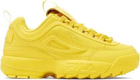 حذاء نسائي فاخر من Fila Disruptor II، مقاس 11، اللون: أبيض/أبيض/أبيض-أبيض in Kuwait