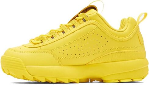 حذاء نسائي فاخر من Fila Disruptor II، مقاس 11، اللون: أبيض/أبيض/أبيض-أبيض in Kuwait