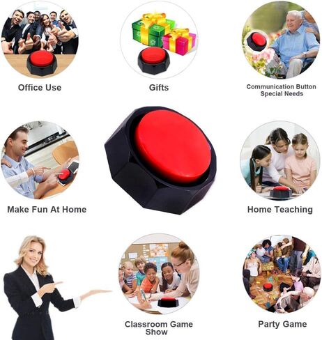 أزرار USB قابلة للتسجيل - زر صوت USB - اصنع الزر الخاص بك عن طريق تحميل ملفات الصوت - يدعم تشغيل أكثر من 100 تسجيل in Saudi Arabia