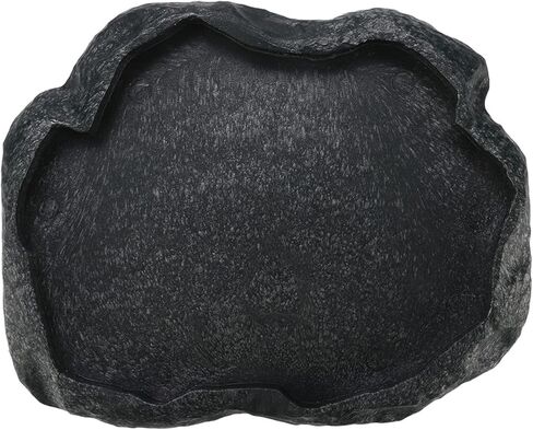 Reptile Water Dish Feeding Bowl, Plastic Shallow Reptile Gecko Feeder for Food And Water Feeding Dish Bowl for Lizards Feeding Dish(m-green) in Saudi Arabia
