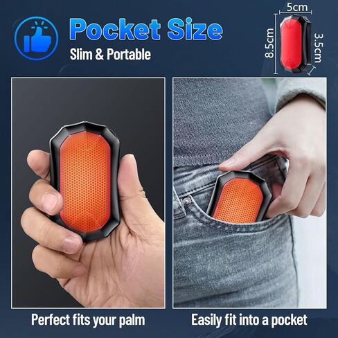 Magnetic Rechargeable Hand Warmers 2 Pack - Electric 3 Adjustable Heating Modes Reusable Portable Hand Warmers in Saudi Arabia