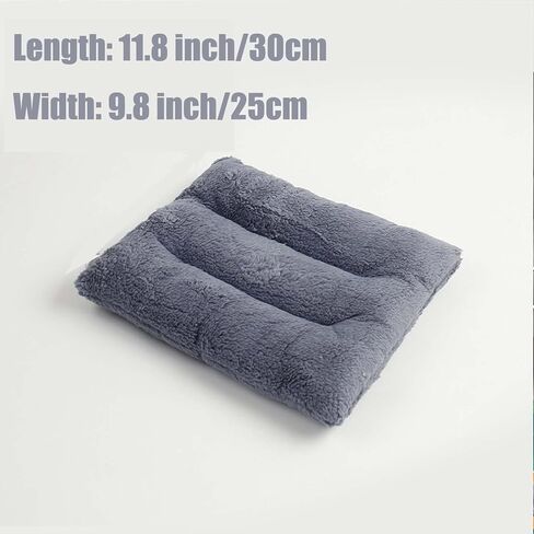 Meow&Woof 2 Pack مفرش سرير قابل للغسل على شكل خنزير غينيا، وسادة صوف دافئة للأرنب، الجرذ، القنفذ، الشينشيلا، فراش أرنب ناعم قابل لإعادة الاستخدام وإكسسوارات 9.8 × 11.8 بوصة أخضر وردي in Kuwait