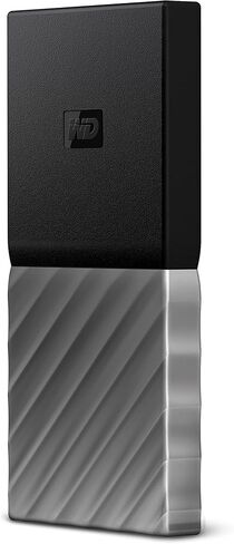 WD 512GB My Passport SSD Portable Storage - USB 3.1 - Black-Gray - WDBK3E5120PSL-WESN in Saudi Arabia