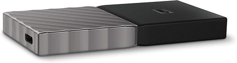 WD 512GB My Passport SSD Portable Storage - USB 3.1 - Black-Gray - WDBK3E5120PSL-WESN in Saudi Arabia