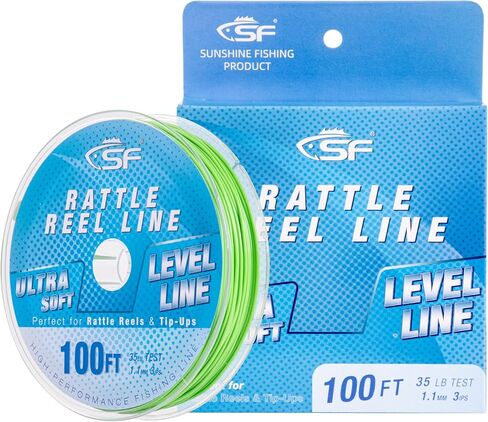 SF Rattle Reel Line for Ice Fishing Rattle Reels in Kuwait