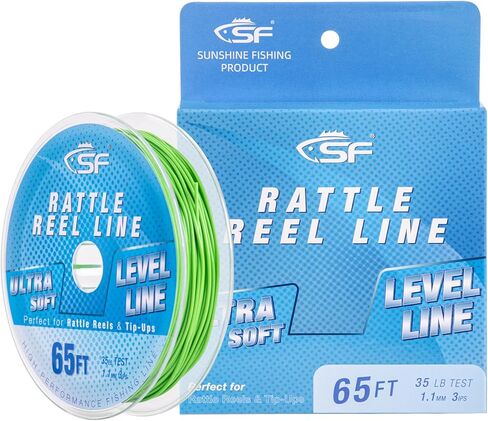SF Rattle Reel Line for Ice Fishing Rattle Reels in Kuwait