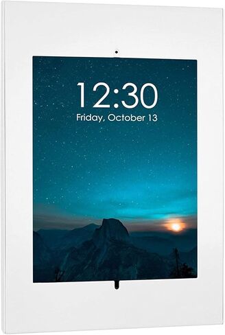 جبل عليه! حامل حائط مضاد للسرقة لأجهزة iPad وiPad Pro وiPad Air وSamsung Tab A | قفل كشك الحائط لجهاز iPad 10.2 | حامل آمن للتابلت متوافق مع أجهزة التابلت مقاس 10.2 و10.5 بوصة (MI-3772W_G7)، أبيض in Kuwait