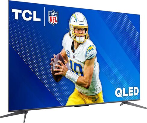 تلفزيون TCL 55 بوصة Q68 QLED Pro 4K UHD الذكي مع تلفزيون Google (55Q681G، موديل 2024) Dolby Vision، Dolby Atmos، HDR Pro، مسرع الألعاب حتى 120 هرتز، جهاز تحكم صوتي، يعمل مع Alexa، بث تلفزيوني in Saudi Arabia