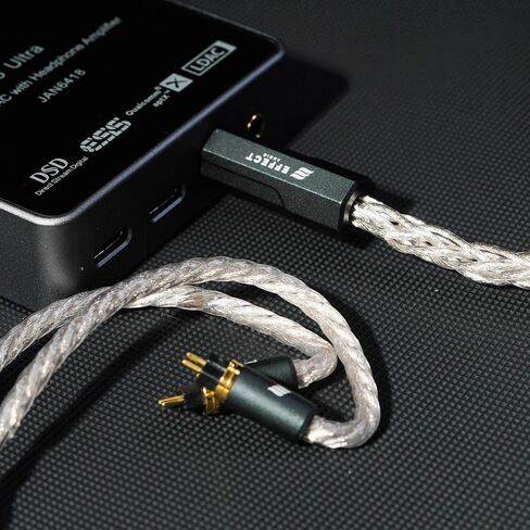 HiFiGo Effect Audio Signature Series II Cadmus II 8 Wire IEM Cable, HiFi Audiophile Earphone Wired Single Litz Copper Litz Silver-Plated Cable (2.5mm) in Saudi Arabia