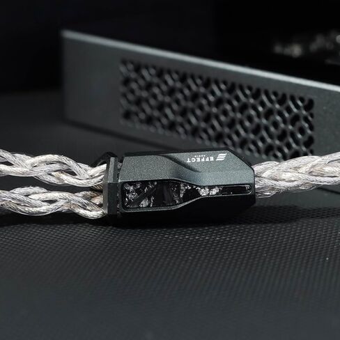HiFiGo Effect Audio Signature Series II Cadmus II 8 Wire IEM Cable, HiFi Audiophile Earphone Wired Single Litz Copper Litz Silver-Plated Cable (2.5mm) in Saudi Arabia