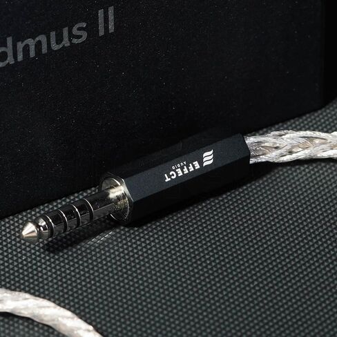 HiFiGo Effect Audio Signature Series II Cadmus II 8 Wire IEM Cable, HiFi Audiophile Earphone Wired Single Litz Copper Litz Silver-Plated Cable (2.5mm) in Saudi Arabia