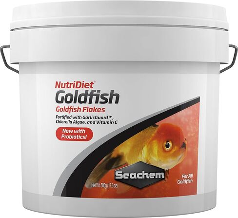 Seachem NutriDiet Goldfish Fish Flakes - Probiotic Formula with GarlicGuard 100g in Saudi Arabia