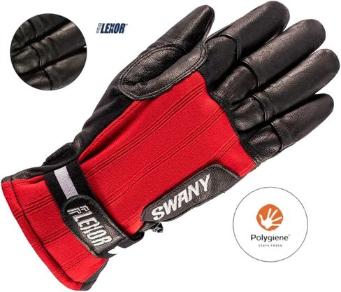 SWANY Women's Pro-V Sports Supersoft Thermofoam Warm Durable Flexible Leather Winter Gloves in Kuwait