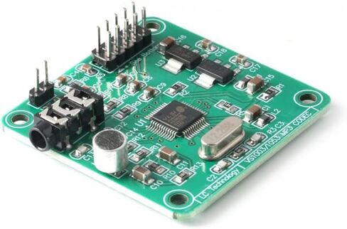 VS1053 MP3 Audio Player Module Audio Decoder MP3 Player Board Recording Onboard Microphone SPI Interface Output Port Audio Sound Board 1.8V 3.3V AMS-1117 Chip 800mA 12.228Mhz in Saudi Arabia
