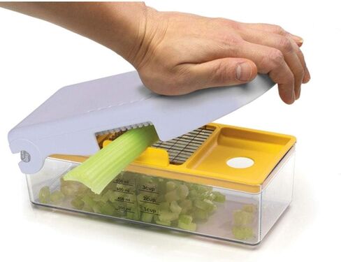 Prepworks by Progressive Tower Fry Cutter, Quickly Slice Perfect French Fries, Veggie Sticks, Onions, Carrots, Non-Skid Base, Easy to Clean Dishwasher Safe in Saudi Arabia