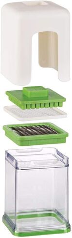 Prepworks by Progressive Tower Fry Cutter, Quickly Slice Perfect French Fries, Veggie Sticks, Onions, Carrots, Non-Skid Base, Easy to Clean Dishwasher Safe in Saudi Arabia