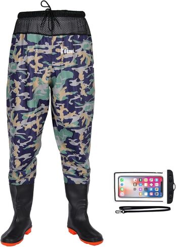 Waterproof Fishing Waist Waders Pants with Boots for Men and Women for Fishing Hunting outdoors in Saudi Arabia