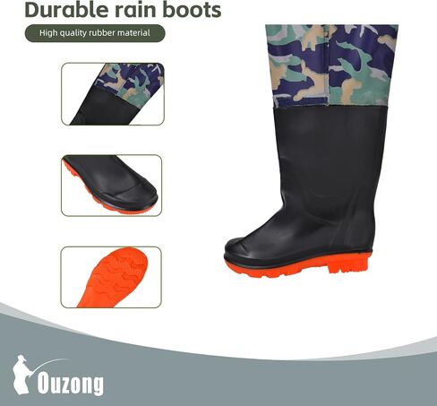 Waterproof Fishing Waist Waders Pants with Boots for Men and Women for Fishing Hunting outdoors in Saudi Arabia