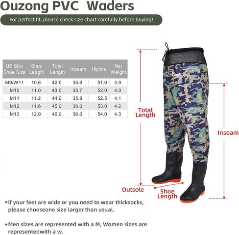 Waterproof Fishing Waist Waders Pants with Boots for Men and Women for Fishing Hunting outdoors in Saudi Arabia