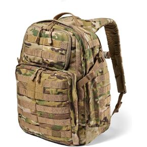5.11 Tactical Backpack, RUSH 24 2.0 Military Survival Molle Back Pack with Laptop Compartment, 37L, Multicam, Style 56564ABR