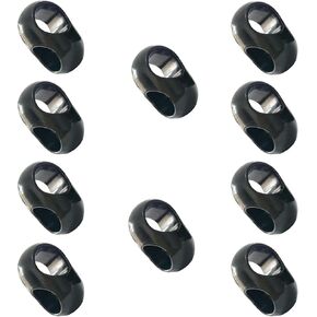 10 Pieces Climbing Rope Cross-Type Connectors Net Ladder Metal Buckle Outdoor Climbing Net Ladde Accessories for Suitable for Cargo Climbing Net Jungle Gym Bird Climbing Rope Ladder