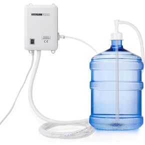 Bottled Water Dispenser Pump System - 20ft 110V AC US Plug Water Dispensing Pump with Single Inlet - Compatible Use with Coffee/Tea Machines, Water Dispensers, Refrigerators, Ice Makers