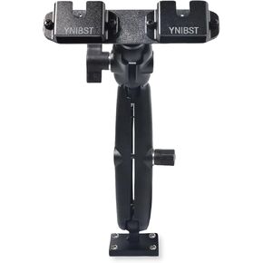 Universal CB Radio Mic Handheld Speaker Microphone Hanger Car Walkie Talkie Holder W/Drill Base Mount,for Motorola Midland BaoFeng Kenwood Ham Two Way Radio