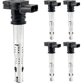 KAX UF716 Ignition Coil 4 Packs Fit for Passat,Tiguan,Q5,Jetta,GTI,A3,Beetle,Golf,A4,Q3,Q7,A6 Quattro,Golf SportWagen,Golf Alltrack,A5 Quattro,A4 Quattro,SQ5,Q8,A3 Quattro,S5,Golf R,A5 Sportback