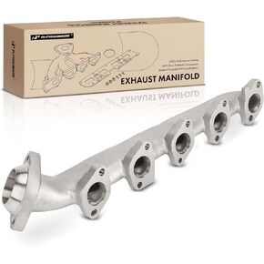 A-Premium Left Exhaust Manifold Kit W/Gasket, Studs & Nuts [10Cyl 6.8L] Compatible with Ford F-250/F-350/F-450/F-550 Super Duty, F-53 Chassis, E-350 Club Wagon, Excursion, E-350/E-450/E-550 Super Duty