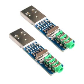 HiLetgo 5V PCM2704 Sound Card Decoding Module DAC Decoder Board for PC Computer USB Powered