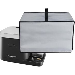 Rice Cooker Cover, Heavy Duty Heat Resistant Waterproof Nylon Material, Rice Cooker Dust Protective Cover Case for KitchenAid Grain and Rice Cooker 8 Cup KGC3155BM