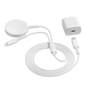 3 in 1 Multi Chargers Cable 6FT with 20W USB C Charger, for Apple Watch Charger Fast Charging,for iWatch Series Ultra2/SE/10/9/8/7/6/5/4/3/iPhone 15 16 Pro Max/14/13/12/11