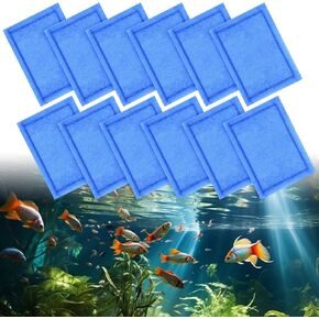 12 Pcs 10-20 Gallon Aquarium Filter Replacement for EZ-Change #2, Fish Tank Filter Cartridge for Aqua-Tech Brand 10 to 20 Power Filters for Healthier Fish