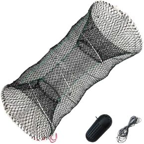 Foldable Fishing Trap Fishing net Trap Fishing Bait Trap Fish Trap Crawfish Trap Crab Trap The Magic Foldable Fishing Trap 1/2pcs 23.4X11.8inches