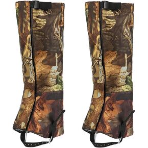 Hunting Gaiters Leg Gaiters Hunting Snake Gaiters Waterproof Hiking Gaiters with Upgraded Rubber