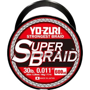 Yo-Zuri Superbraid 600 yd Floating Braid, White, 30 lb