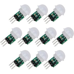 10pcs AM312 Mini PIR Motion Sensor Module Pyroelectric Human Infrared IR Distance Detector