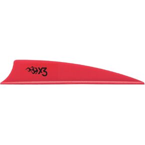 Bohning X3 Vane, 3", Hot Pink, 36pk